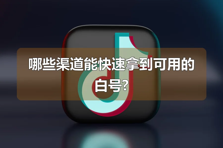 哪些渠道能快速拿到可用的白号?